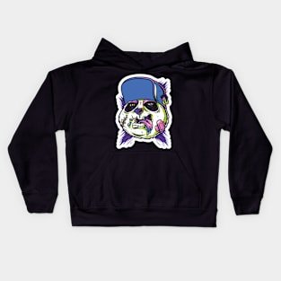 Crazy Panda Sticker Kids Hoodie